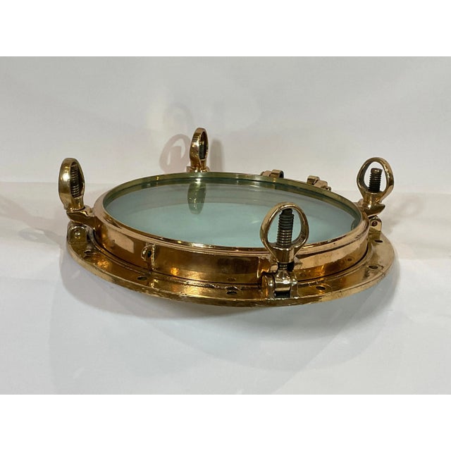 Metal Solid Brass Ships Porthole For Sale - Image 7 of 8