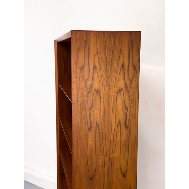 Brown Vintage Danish Teak Bookcase from Chr. Linneberg Møbelfabrik, 1960s For Sale - Image 8 of 18