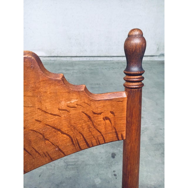 Large Italian Alps Rustic Carved Armchair, 1930s For Sale - Image 9 of 18