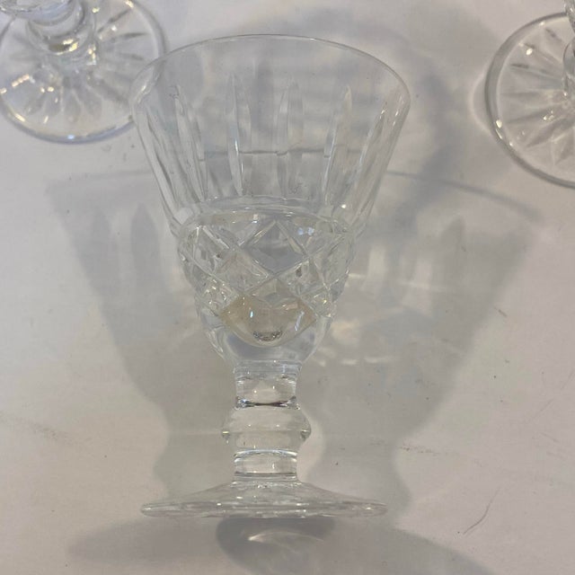 1970s Waterford Tramore Cut Crystal Liqueur Cordials - Set of 10 For Sale - Image 9 of 11