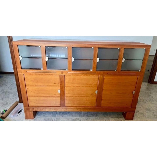 1990s 1990s "Abacus" Sideboard Designed by Léon Krier for Giorgetti For Sale - Image 5 of 6