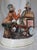 Italian 1920s Capodimonte Porcelain Donkey Cart Organ Grinder With Monkey Music Box For Sale - Image 3 of 4