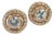 Natural White Sapphire Diamond Stud Earrings 14k Yellow Gold 0.97 TCW Certified For Sale