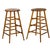 Vintage 1940s Pair of (2) 29.25" Tall Wood Artist Studio Stools For Sale - Image 4 of 18