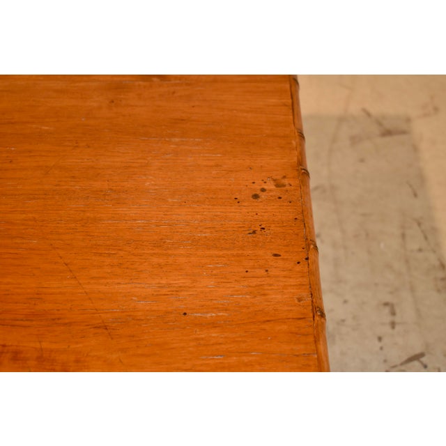 Circa 1920's French Cherry Coffee Table For Sale - Image 9 of 9