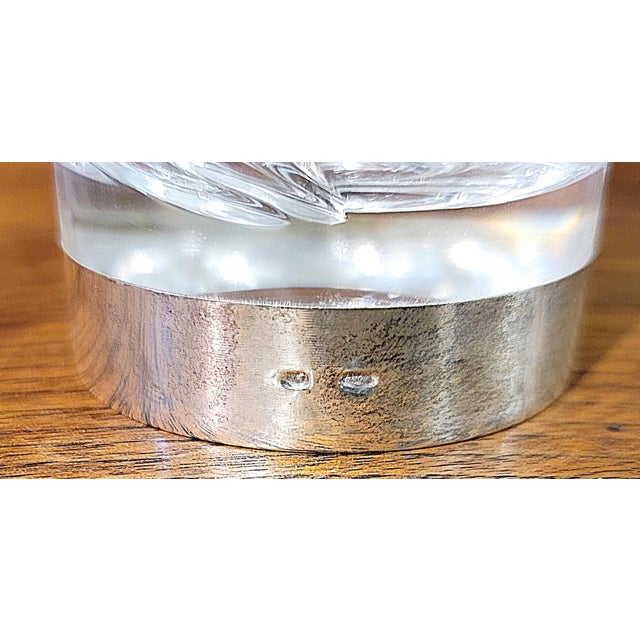 1980s Florentine Crystal and Silver Highball Glasses, Set of 6, by Locchi For Sale - Image 10 of 10