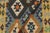 Abstract Kilim Rust Gold Wool Rug - 3'2" X 4'7" For Sale - Image 4 of 7