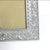 1990s Vintage Rectangular Pewter Picture Frame 8 X 10 Large Heavy Seagull Canada Floral For Sale - Image 5 of 7