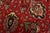 Tabriz Rug 10’2” X 11’5” Red Wool Vintage Traditional Hand-Knotted Carpet For Sale - Image 4 of 15