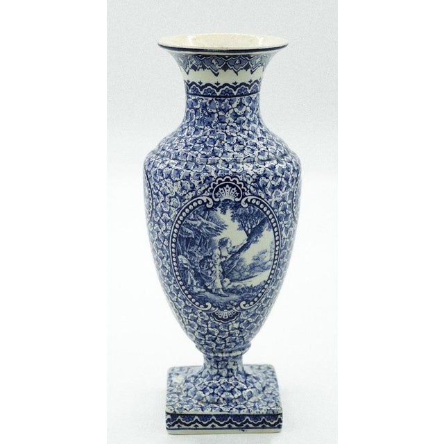 Mehlem Vase is an ornamental gres porcelain vase designed by Franz Anton Mehlem. with a square-shaped base, this...