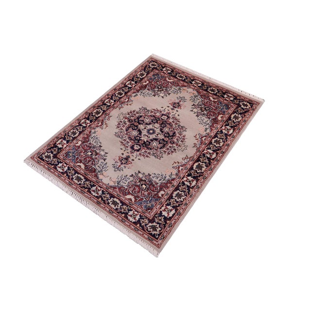 Designed with mesmerizing intricacy and gorgeous color palette, this hand-knotted masterpiece demonstrates the beauty and...