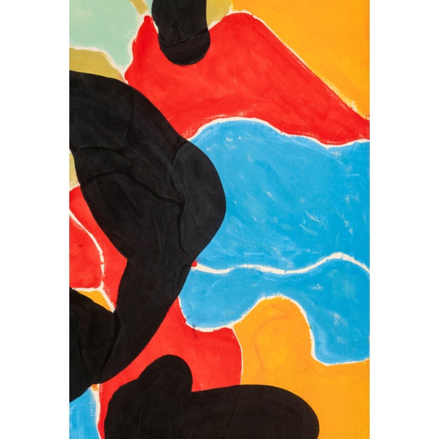 1980s Jack Roth "Rope Dancer 17" Acrylic on Canvas, 1980 For Sale - Image 5 of 11