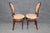 Late 20th Century 19th C Set 8 French Louis XVI Cane & Upholstered Bronze Mounted Side Chairs For Sale - Image 5 of 13
