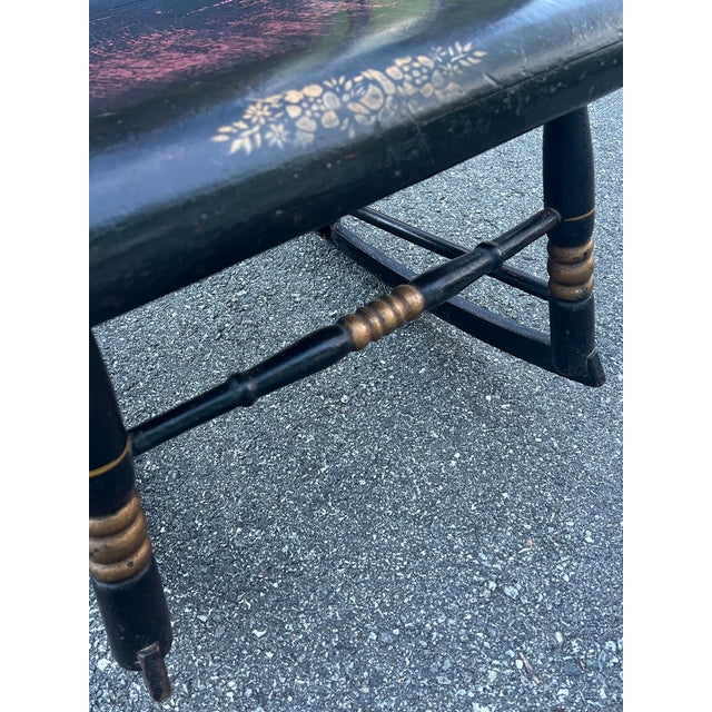 Antique 19th Century Decorated Boston Rocker For Sale - Image 11 of 12