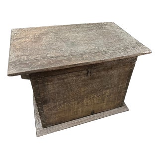 1950s Wood Chest For Sale
