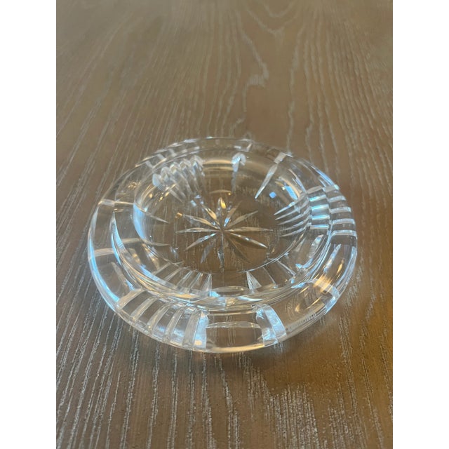Transparent Waterford Crystal Ashtray For Sale - Image 8 of 9