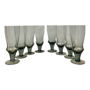 Vintage Bjorkshult Tall Glencairn Drinking Glasses- Set of 8
