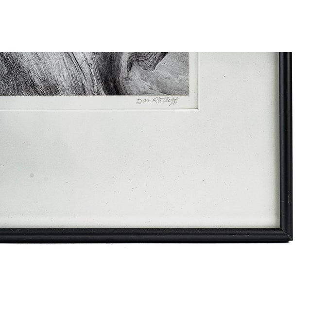 Original Abstract Graphite Drawing on Paper by Artist Dan Ratliff For Sale - Image 4 of 8