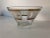 Midcentury Modern Salad Bowl Wheat stalk gilt Design 10.75”dia x 6”T