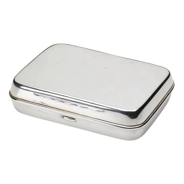 Hallmarked Silver Plated Keepsake Box, Sheffield, Circa 1900 For Sale