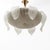 Gold Mid-Century Modern Italian Murano Glass and Brass Chandelier from Vistosi, 1960 For Sale - Image 8 of 8