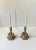 Baroque Vintage Church Altar Candlesticks in Brass, 1930s, Set of 2 For Sale - Image 3 of 8