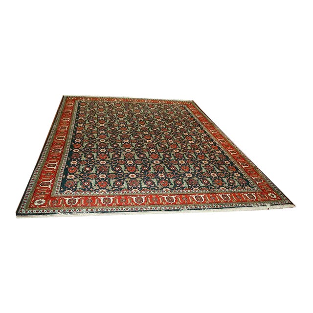 Decorative Caucasian Perpedil Design Persian Tabrize Rug - 8′ × 11′ For Sale