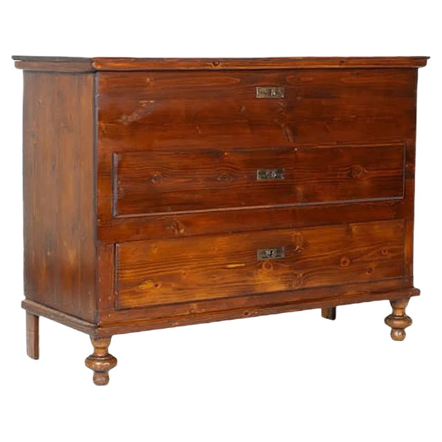 19th-Century Countryside Blanket Chest of Drawers For Sale