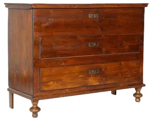 19th-Century Countryside Blanket Chest of Drawers