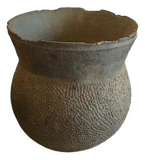 19th Century African Earthenware Storage Pot, Senegal