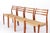 Vintage Danish Model 78 Dining Chairs in Teak by Niels Otto Møller for J.L. Møllers, 1970s, Set of 4 For Sale - Image 4 of 11