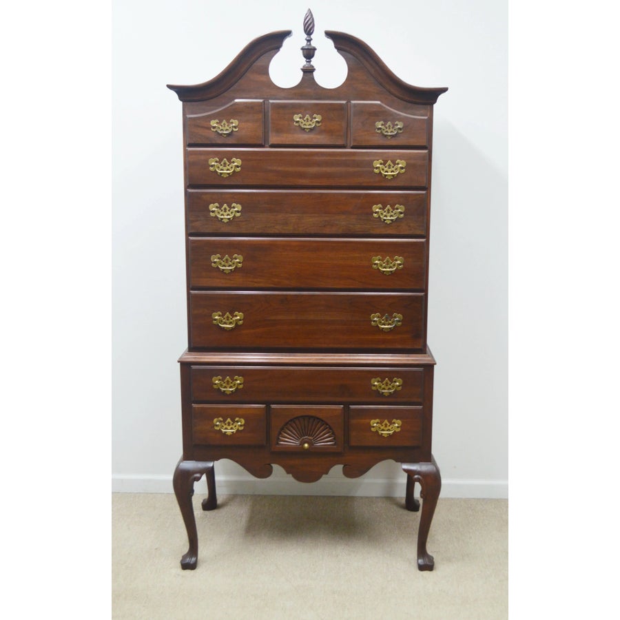 Ethan Allen Georgian Court Cherry Highboy | Chairish