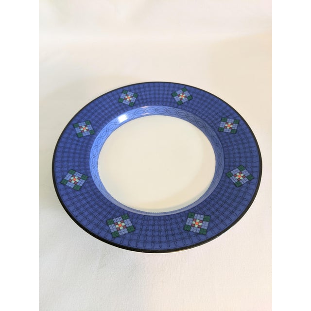 Vintage Dansk Quiltings Dinnerware Nine Patch Pattern Set 13 Pieces