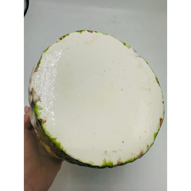 Ceramic Vintage Ceramic Planter For Sale - Image 7 of 8