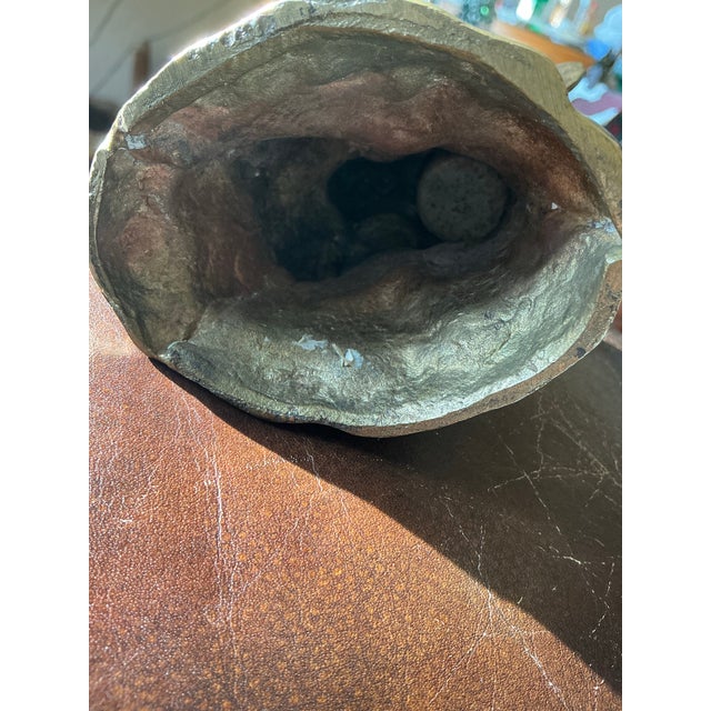 Pair of Vintage Bronze Angel Cherub Candleholders For Sale - Image 12 of 12