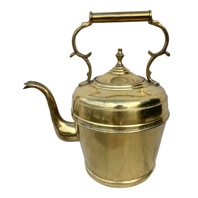 19th Century Brass Kettle For Sale