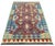 Abstract New Afghan Chobi Hand Woven Veg Dyed Wool Kilim Area Rug 4.1 X 2.8 Ft For Sale - Image 3 of 11