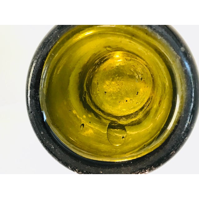 19th Century French Blown Glass Wine Bottle For Sale - Image 4 of 13