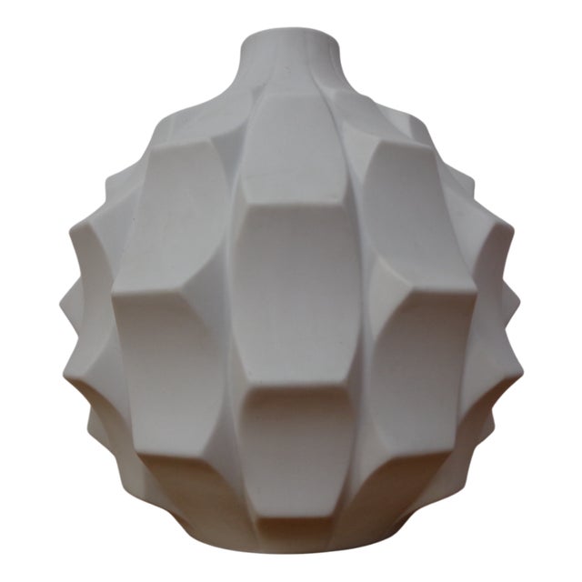 Mid-Century Artichoke Op Art Vase from Hutschenreuther, Germany, 1960s For Sale