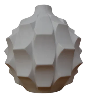 Mid-Century Artichoke Op Art Vase from Hutschenreuther, Germany, 1960s