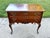 American Mid 20th Century Solid Mahogany Queen Anne Lowboy Chest For Sale - Image 3 of 12
