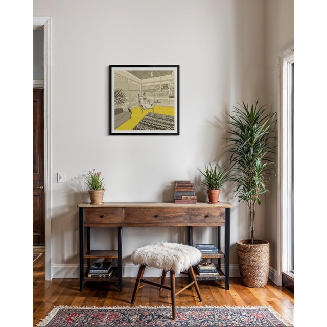 Pepper Boy (Right Panel) by Steve Moors, 31"x31" Framed For Sale - Image 9 of 10