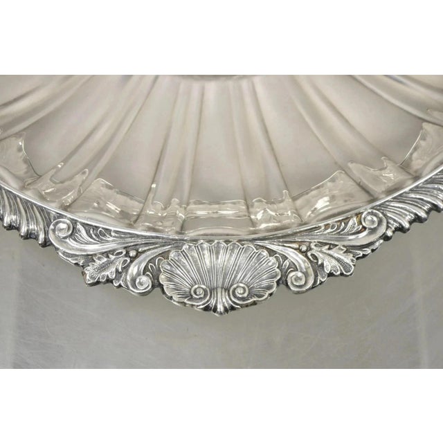 Mid 20th Century Antique "Barefoot Mailman Rally 1962" Award Silver Plated Serving Platter Tray For Sale - Image 5 of 10