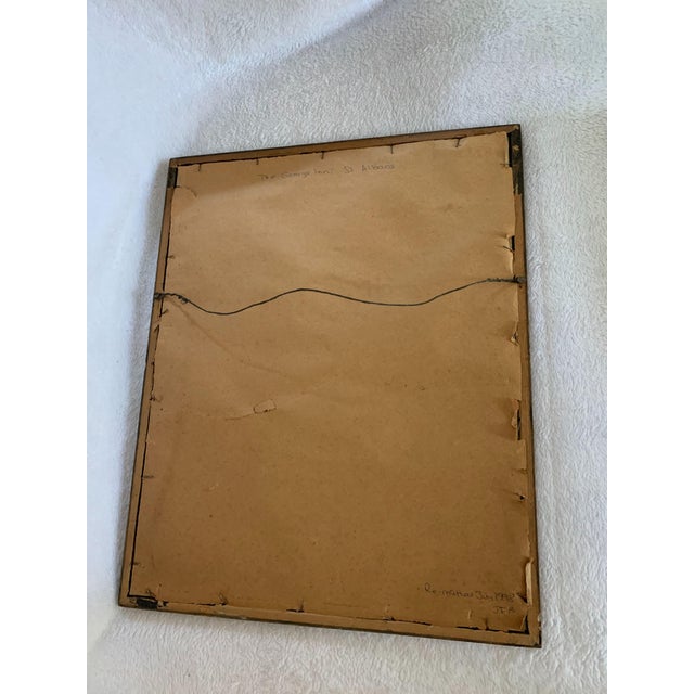 Drawing/Sketching Materials 1920s "The George Inn, St Albans" Architectural Etching by Featherstone Robson, Framed For Sale - Image 7 of 9