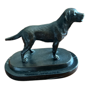 Heavy Duty Cast Bronze Labrador Retriever Doorstop