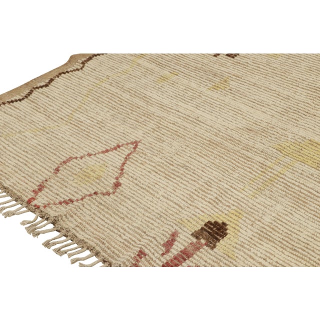 Not Yet Made - Made To Order Rug & Kilim’s Modern Rug with Beige-brown Geometric Patterns - 13x19 For Sale - Image 5 of 7