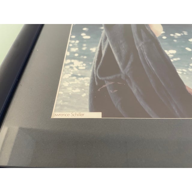 Ink Blue Vintage Marilyn Monroe Hollywood Pool Blue Robe Nude Framed Prints Lawrence Schiller 1962 For Sale - Image 8 of 8