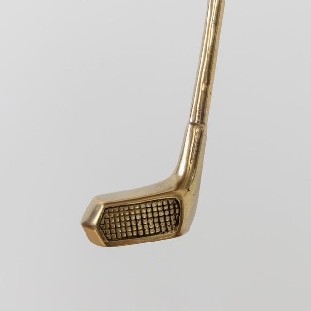 1950s French Brass Golf Club Bottle Opener For Sale In Los Angeles - Image 6 of 9
