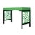 Swirl Writing Desk - Bright Green For Sale In West Palm - Image 6 of 8