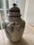 Ceramic Vintage Italian Blue/White Apothecary Jar For Sale - Image 7 of 8
